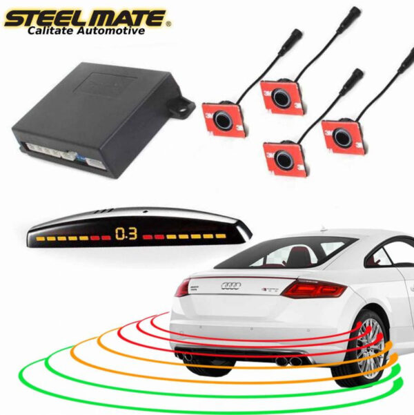 Senzori de parcare spate STEELMATE PTS410EX cu aspect OEM, display M7 - imagine 1