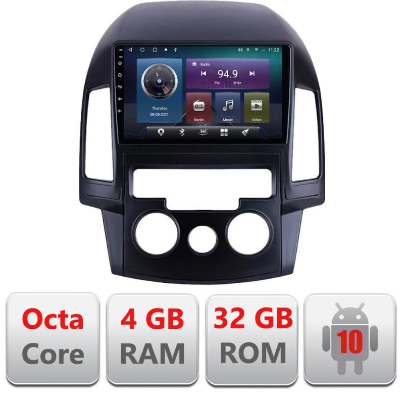 11279.jpg Navigatie dedicata Hyundai I30 2009-2012 clima manuala C-i30ac Octa Core cu Android Radio Bluetooth Internet GPS WIFI 4+32GB - imagine 1