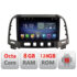 Navigatie dedicata HYUNDAI SANTA FE 2006-2012 F-008 Octa Core cu Android Radio Bluetooth Internet GPS WIFI DSP 8+128GB 4G