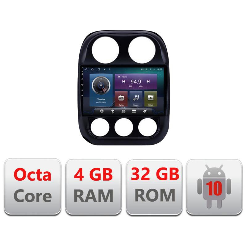 11549.jpg Navigatie dedicata JEEP COMPASS 2010-2016 Manual C-2500 Octa Core cu Android Radio Bluetooth Internet GPS WIFI 4+32GB - imagine 1