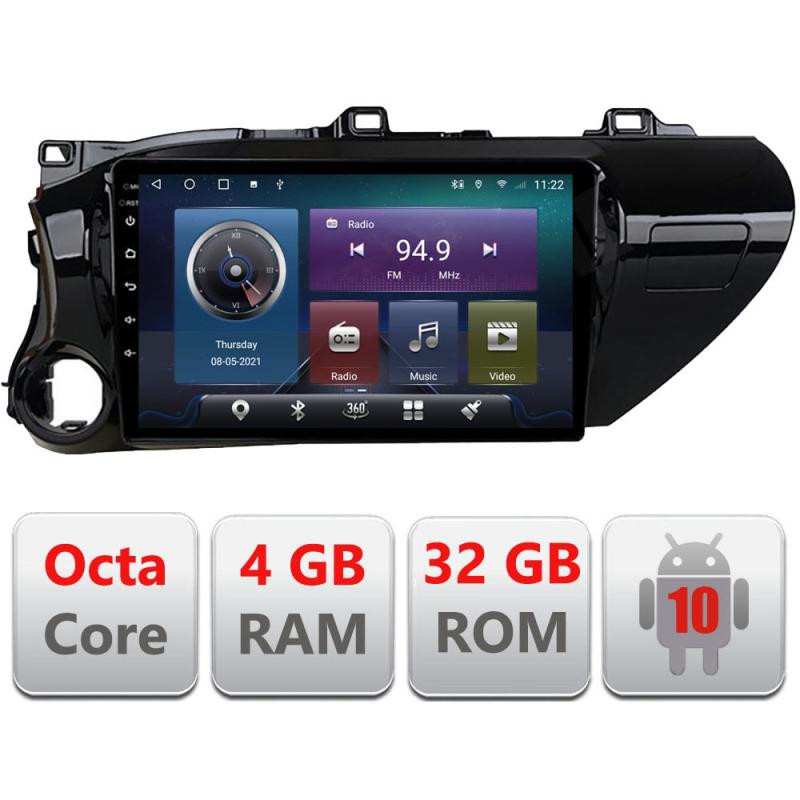 11697.jpg Navigatie dedicata TOYOTA Hilux 2016- C-TY59 Octa Core cu Android Radio Bluetooth Internet GPS WIFI 4+32GB - imagine 1