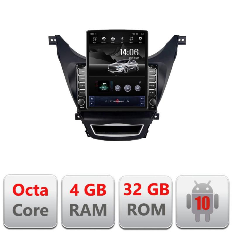 11913.jpg Navigatie dedicata Hyundai Elantra 2011-2013 G-092 ecran tip TESLA 9.7" cu Android Radio Bluetooth Internet GPS WIFI 4+32GB DSP - imagine 1