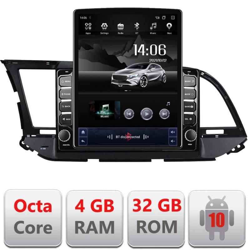 12055.jpg Navigatie dedicata Hyundai Elantra 2015-2018 G-581 ecran tip TESLA 9.7" cu Android Radio Bluetooth Internet GPS WIFI 4+32GB DSP - imagine 1