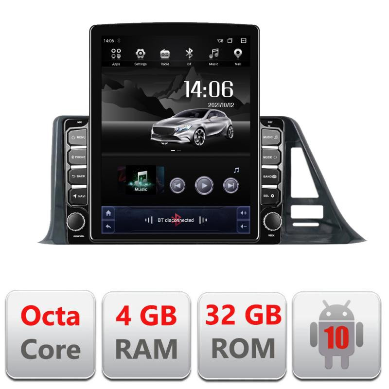12101.jpg Navigatie dedicata Toyota CH-R LOW G-CH-R-A ecran tip TESLA 9.7" cu Android Radio Bluetooth Internet GPS WIFI 4+32GB DSP 4G Oct - imagine 1
