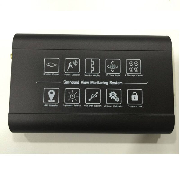 Sistem de parcare cu 4 camere AHD si 360 grade functie dvr inregistrare si monitorizare - imagine 4