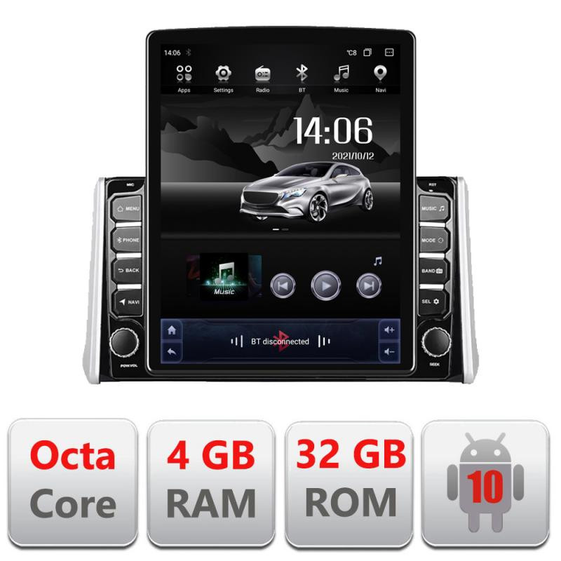 12201.jpg Navigatie dedicata Toyota Rav4 2018- G-RAV4 ecran tip TESLA 9.7" cu Android Radio Bluetooth Internet GPS WIFI 4+32GB DSP 4G Oct - imagine 1