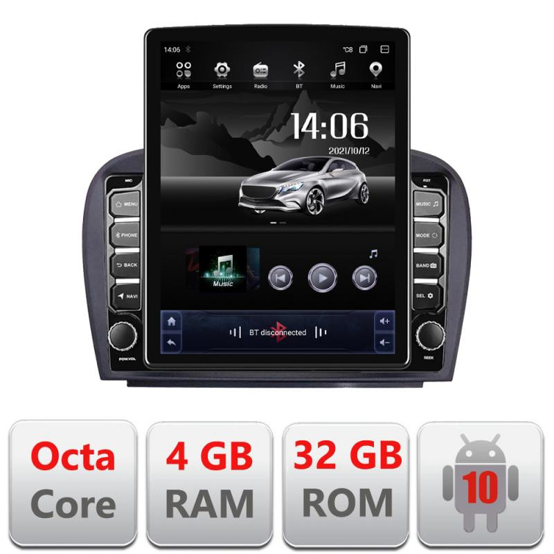 12240.jpg Navigatie dedicata Mercedes SL W230 2004-2011 G-W230 ecran tip TESLA 9.7" cu Android Radio Bluetooth Internet GPS WIFI 4+32GB D - imagine 1