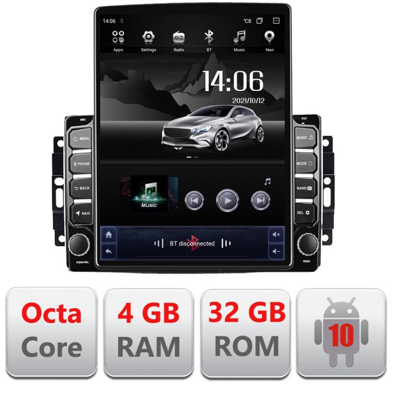 12523.jpg Navigatie dedicata CHRYSLER Jeep Manual H-202 ecran tip TESLA 9.7" cu Android Radio Bluetooth Internet GPS WIFI 4+32GB DSP 4G O - imagine 1