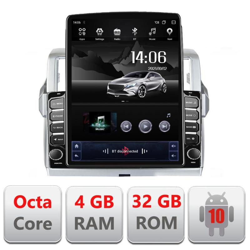 12546.jpg Navigatie dedicata TOYOTA Prado 2010-2013 H-347 ecran tip TESLA 9.7" cu Android Radio Bluetooth Internet GPS WIFI 4+32GB DSP 4G - imagine 1
