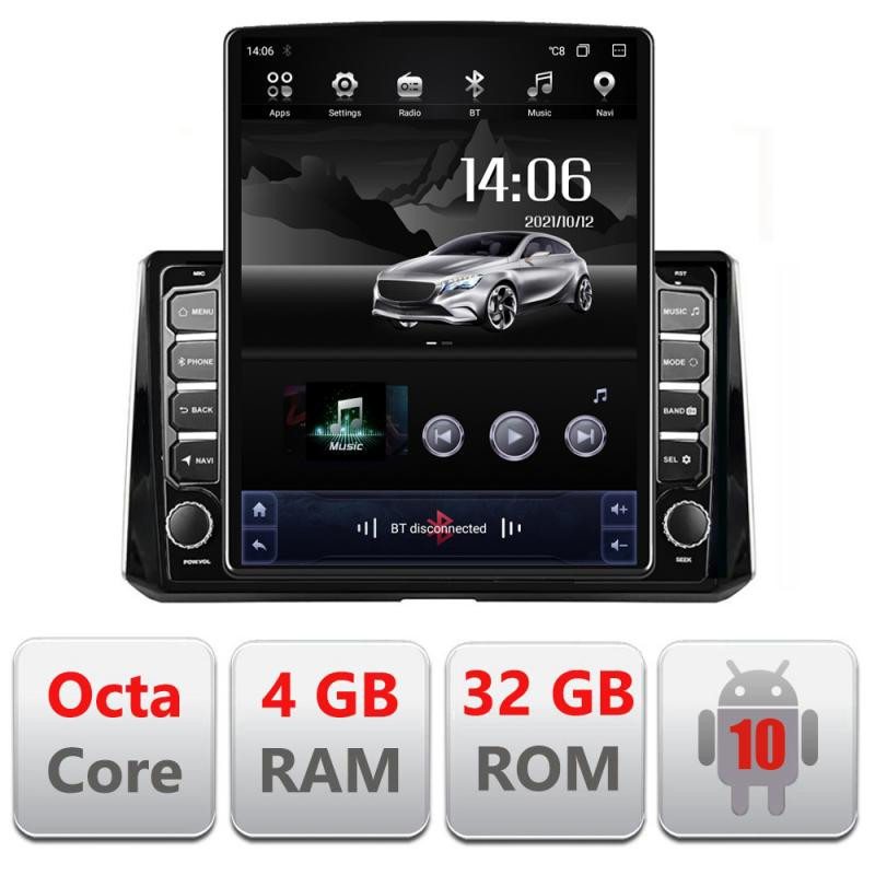 12550.jpg Navigatie dedicata Toyota Corolla 2019- H-388-levin ecran tip TESLA 9.7" cu Android Radio Bluetooth Internet GPS WIFI 4+32GB DS - imagine 1