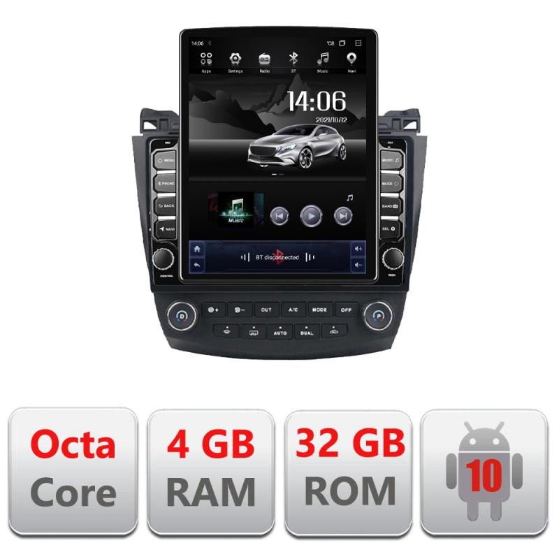 12576.jpg Navigatie dedicata Honda Accord 2004-2008 H-accord ecran tip TESLA 9.7" cu Android Radio Bluetooth Internet GPS WIFI 4+32GB DSP - imagine 1