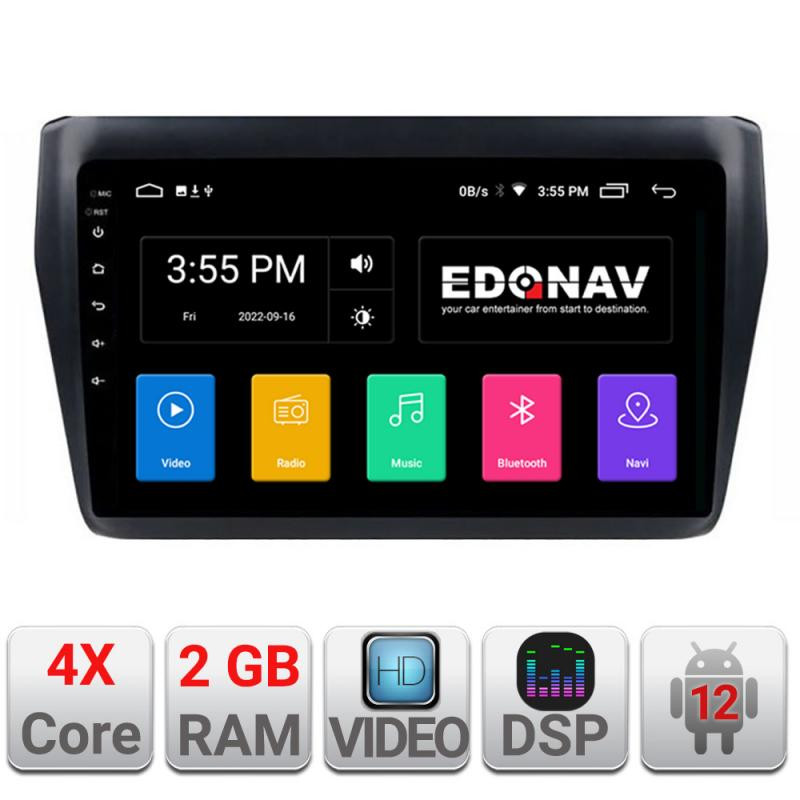 13564.jpg Navigatie dedicata Suzuki Swift 2017- A-2179 2+16 GB Android Waze USB Navigatie Internet Youtube Radio - imagine 1