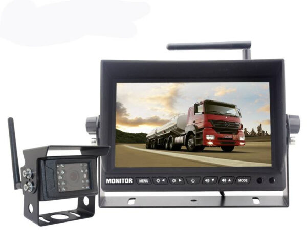 Edotec EDT-CM707MDW Monitor cu ecran digital TFT 7" pentru dube si camioane cu camera wireless - imagine 1