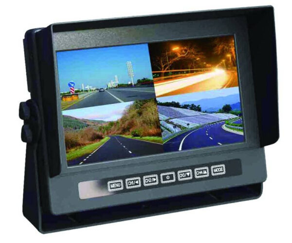 Edotec EDT-CM708WMQ Monitor cu ecran digital TFT 7" pentru dube si camioane - imagine 1