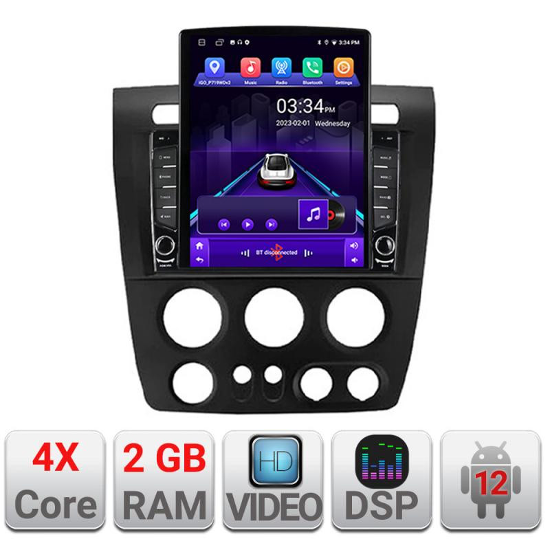 14254.jpg Navigatie dedicata Hummer H3 ecran tip TESLA 9.7" cu Android Radio Bluetooth Internet GPS WIFI 2+32 DSP Quad Core - imagine 1
