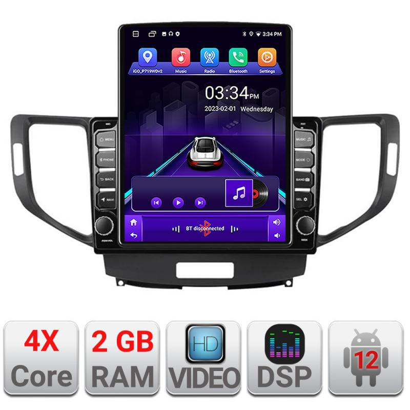 14356.jpg Navigatie dedicata Honda Accord 2008-2012 K-8951 ecran tip TESLA 9.7" cu Android Radio Bluetooth Internet GPS WIFI 2+32 DSP Qua - imagine 1