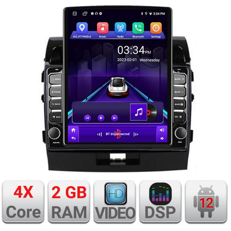 14422.jpg Navigatie dedicata TOYOTA Land Cruiser L200 K-381 ecran tip TESLA 9.7" cu Android Radio Bluetooth Internet GPS WIFI 2+32 DSP Qu - imagine 1