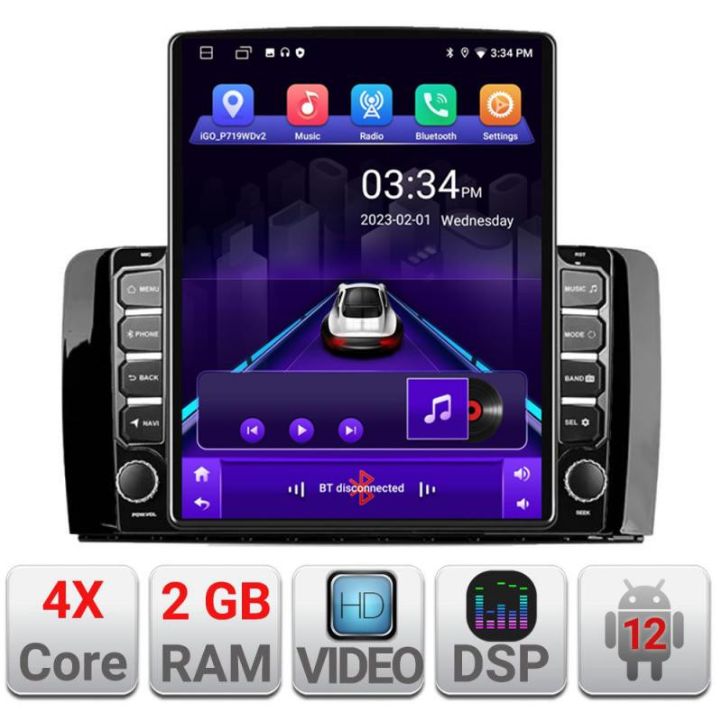 14500.jpg Navigatie dedicata Mercedes Clasa R K-215 ecran tip TESLA 9.7" cu Android Radio Bluetooth Internet GPS WIFI 2+32 DSP Quad Core - imagine 1
