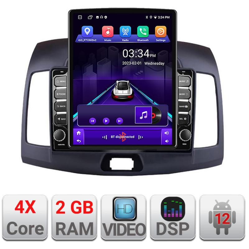 14514.jpg Navigatie dedicata Hyundai Elantra 2007-2011 K-2009 ecran tip TESLA 9.7" cu Android Radio Bluetooth Internet GPS WIFI 2+32 DSP - imagine 1