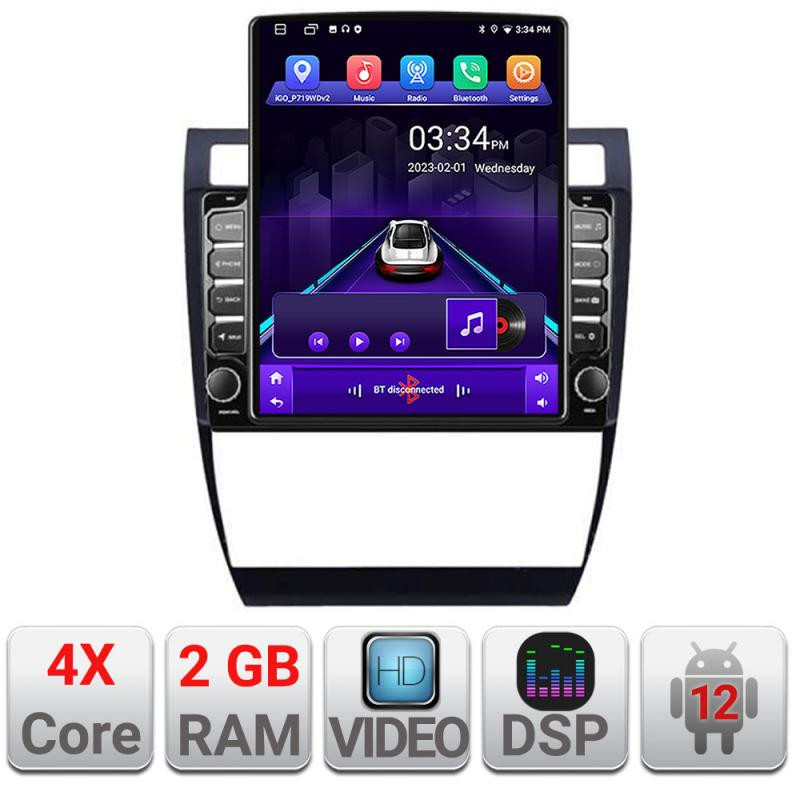14566.jpg Navigatie dedicata Audi A6 K-102 ecran tip TESLA 9.7" cu Android Radio Bluetooth Internet GPS WIFI 2+32 DSP Quad Core - imagine 1