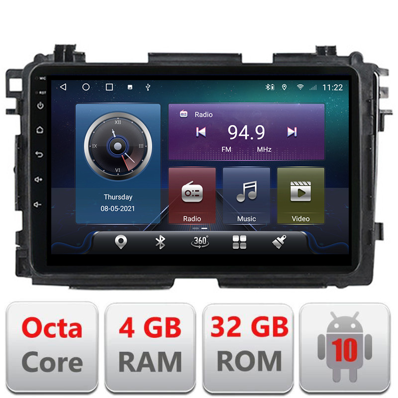 18571.jpg Navigatie dedicata Honda HR-V 2013-2018 Android radio gps internet Octa core 4+32 Kit-hr-v+EDT-E409 - imagine 1