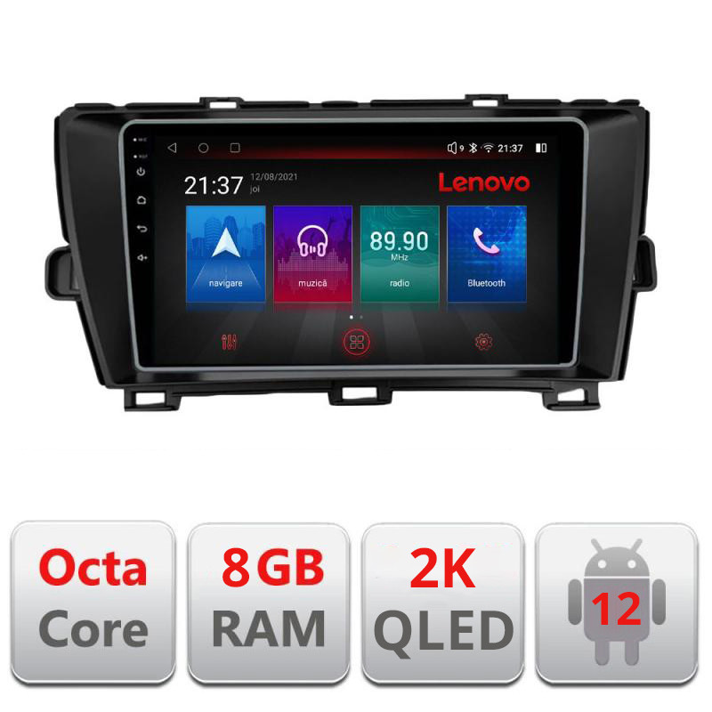 18673.jpg Navigatie dedicata Toyota Prius 2009-2014 M-TY39 Octa Core Android Radio Bluetooth GPS WIFI/4G DSP LENOVO 2K 8+128GB 360 Toslin - imagine 1