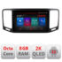 Navigatie dedicata VW Sharan 2011-2020 M-SHARAN Octa Core Android Radio Bluetooth GPS WIFI/4G DSP LENOVO 2K 8+128GB 360 Toslink