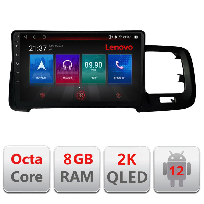 18806.jpg Navigatie dedicata Volvo S60 2014-2018 cu sistem Sensus Connect M-s60-14 Octa Core Android Radio Bluetooth GPS WIFI/4G DSP LENO - imagine 1
