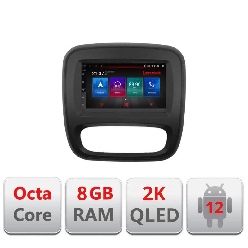 18830.jpg Navigatie dedicata Renault Trafic 2014-2017 M-rt09 Octa Core Android Radio Bluetooth GPS WIFI/4G DSP LENOVO 2K 8+128GB 360 Tosl - imagine 1