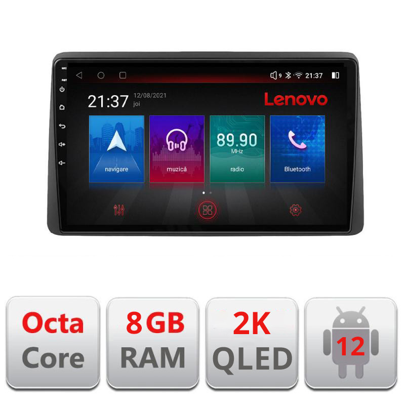 18858.jpg Navigatie dedicata DODGE RAM 2019- Octa Core Android Radio Bluetooth GPS WIFI/4G DSP LENOVO 2K 8+128GB 360 Toslink - imagine 1
