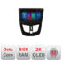 Navigatie dedicata Peugeot 207 M-PE01 Octa Core Android Radio Bluetooth GPS WIFI/4G DSP LENOVO 2K 8+128GB 360 Toslink