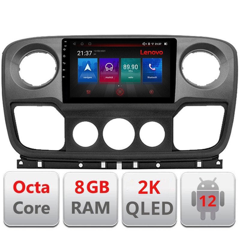 18927.jpg Navigatie dedicata Opel Movano, Renault Master 2010-2021 Octa Core Android Radio Bluetooth GPS WIFI/4G DSP LENOVO 2K 8+128GB 36 - imagine 1