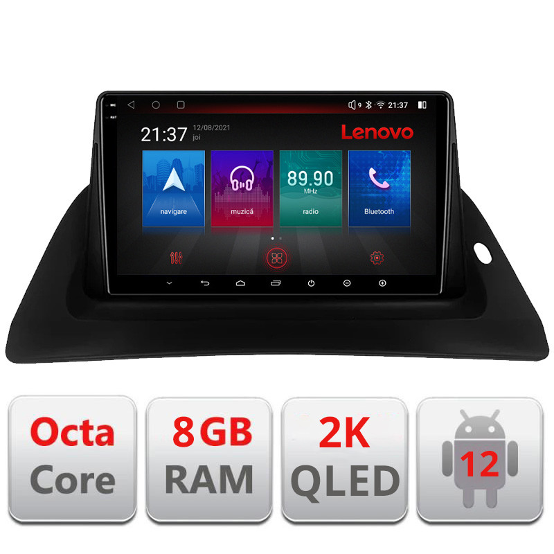 19020.jpg Navigatie dedicata Renault Kangoo Octa Core Android Radio Bluetooth GPS WIFI/4G DSP LENOVO 2K 8+128GB 360 Toslink - imagine 1