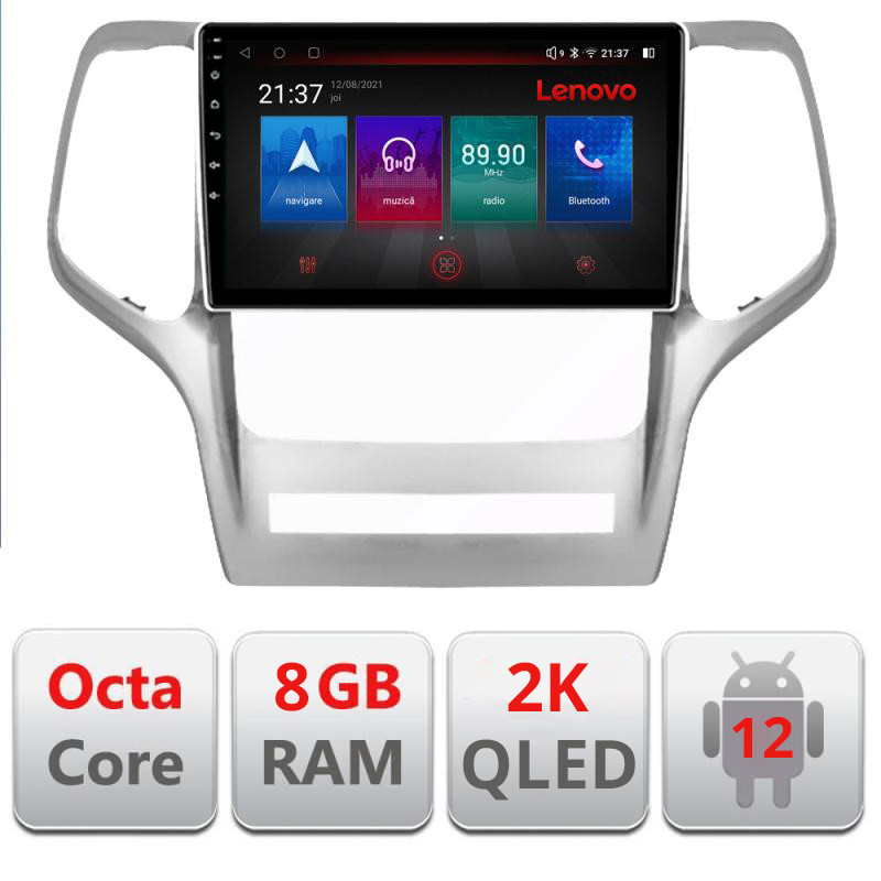 19126.jpg Navigatie dedicata Jeep Grand Cherokee 2011-2013 M-GRCHE Octa Core Android Radio Bluetooth GPS WIFI/4G DSP LENOVO 2K 8+128GB 36 - imagine 1