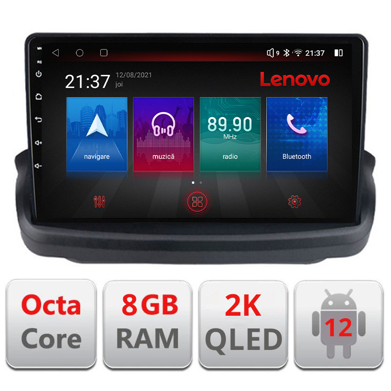 19136.jpg Navigatie dedicata Hyundai Genesis Octa Core Android Radio Bluetooth GPS WIFI/4G DSP LENOVO 2K 8+128GB 360 Toslink - imagine 1