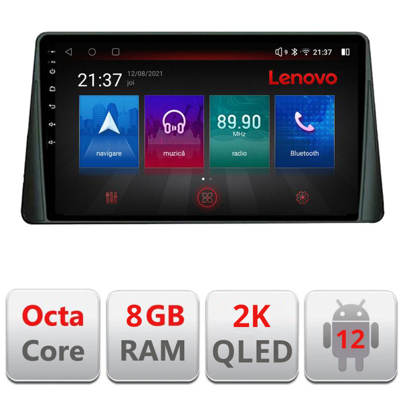 19161.jpg Navigatie dedicata Ford Focus 4 M-focus4 Octa Core Android Radio Bluetooth GPS WIFI/4G DSP LENOVO 2K 8+128GB 360 Toslink - imagine 1