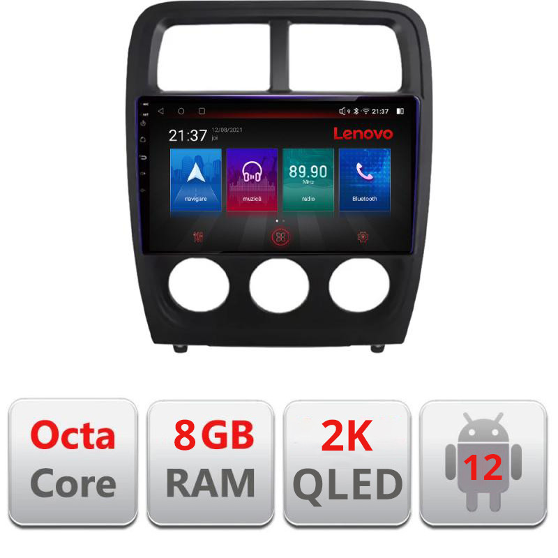 19307.jpg Navigatie dedicata Dodge Caliber 2010-2012 M-CALIBER Octa Core Android Radio Bluetooth GPS WIFI/4G DSP LENOVO 2K 8+128GB 360 To - imagine 1