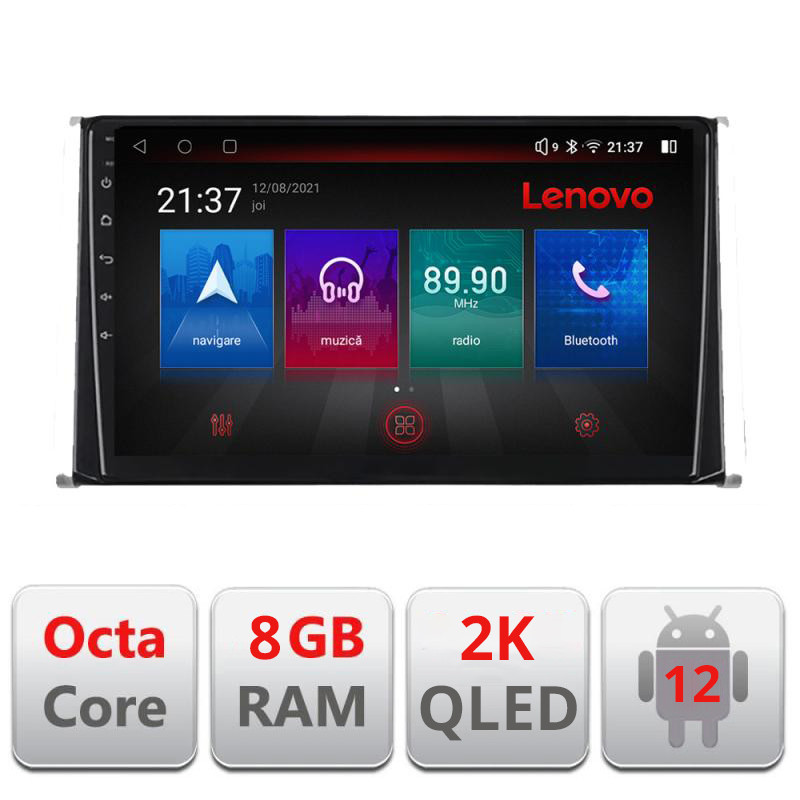 19371.jpg Navigatie dedicata Toyota Auris dupa 2017 M-Auris Octa Core Android Radio Bluetooth GPS WIFI/4G DSP LENOVO 2K 8+128GB 360 Tosli - imagine 1