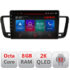 Navigatie dedicata Peugeot 508 M-5637 Octa Core Android Radio Bluetooth GPS WIFI/4G DSP LENOVO 2K 8+128GB 360 Toslink