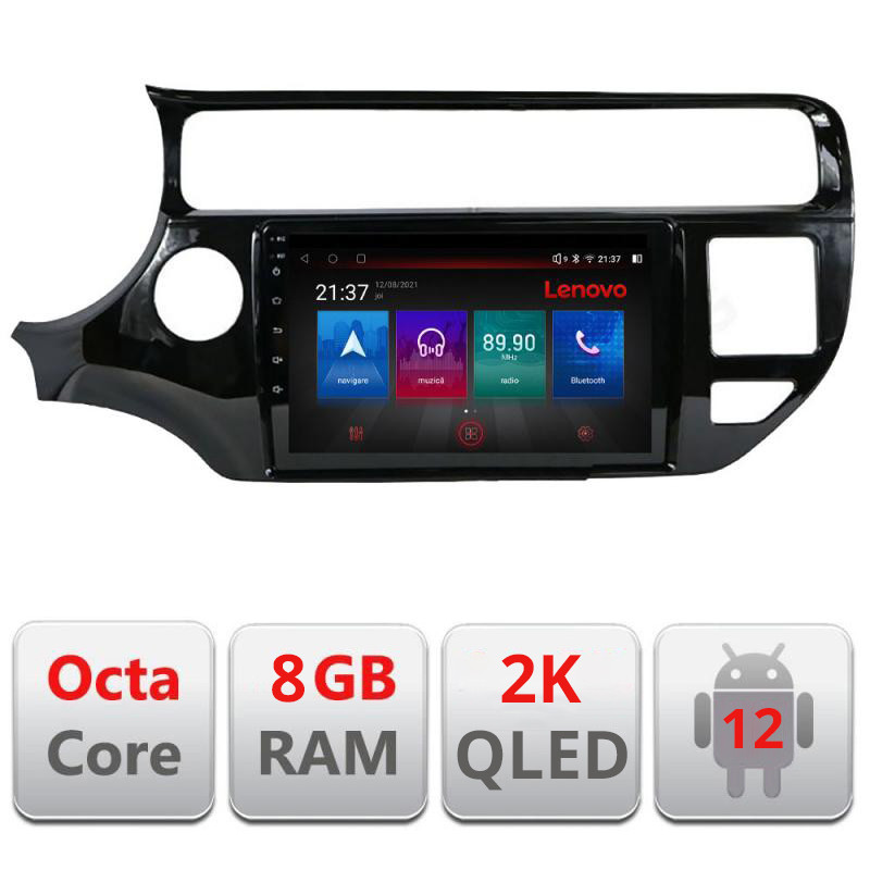 19484.jpg Navigatie dedicata Kia Rio 2014-2017 M-504 Octa Core Android Radio Bluetooth GPS WIFI/4G DSP LENOVO 2K 8+128GB 360 Toslink - imagine 1