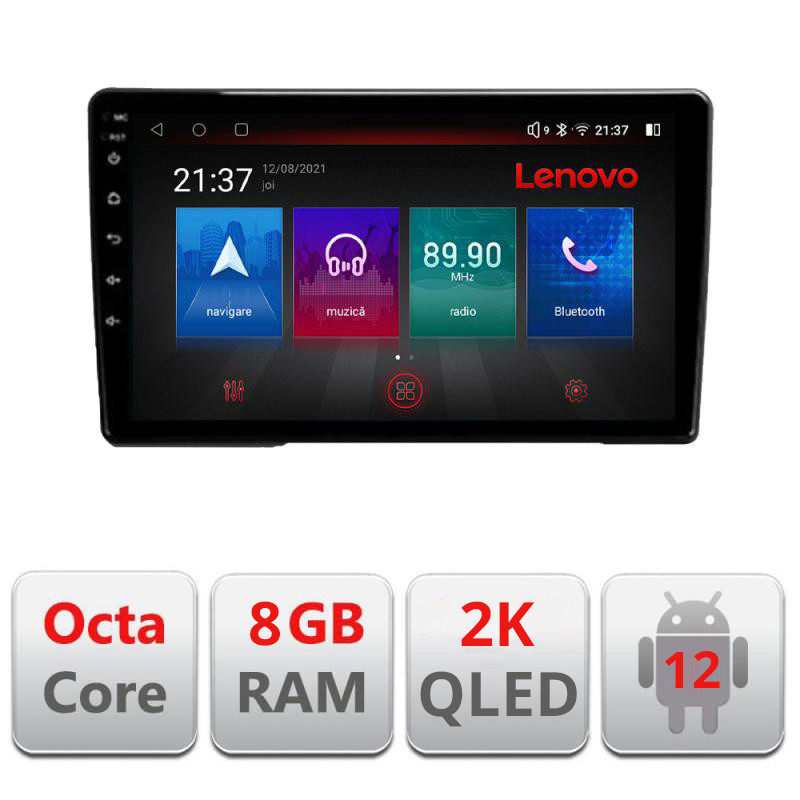 19614.jpg Navigatie dedicata Peugeot 308 2013-2018 M-308 Octa Core Android Radio Bluetooth GPS WIFI/4G DSP LENOVO 2K 8+128GB 360 Toslink - imagine 1