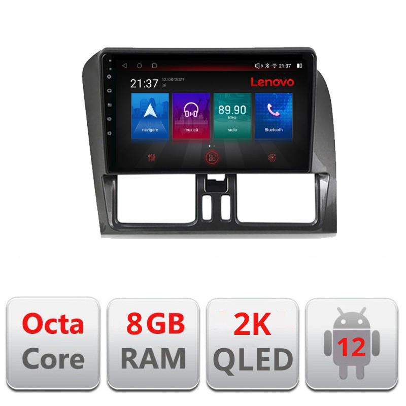 19640.jpg Navigatie dedicata Volvo XC60 2014-2018 cu sistem Sensus Connect M-272-14 Octa Core Android Radio Bluetooth GPS WIFI/4G DSP LEN - imagine 1