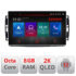Navigatie dedicata Chrysler Jeep M-202 Octa Core Android Radio Bluetooth GPS WIFI/4G DSP LENOVO 2K 8+128GB 360 Toslink