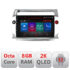 Navigatie dedicata Citroen C4 M-088 Octa Core Android Radio Bluetooth GPS WIFI/4G DSP LENOVO 2K 8+128GB 360 Toslink