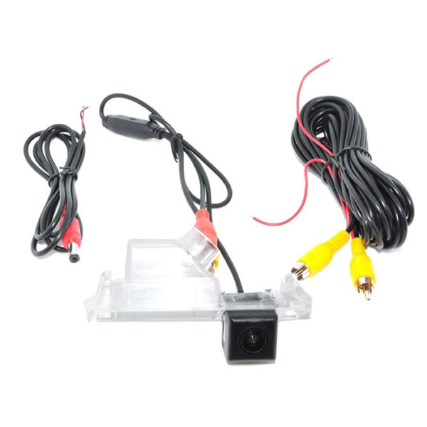 Camera video auto dedicata pentru mersul cu spatele compatibila cu Hyundai IX35 Tucson deschidere 120 de grade instalare la bec - imagine 2