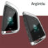 Cheie smart BMW F style cu touchscreen keyless entry argintiu - imagine 3