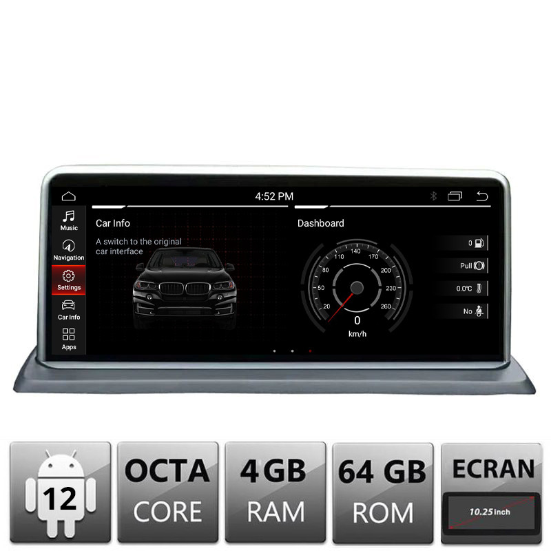 24750.jpg Navigatie dedicata BMW Seria 1 E87 2003-2008 CCC Android ecran 10.25" 4+64 4G BT - imagine 1
