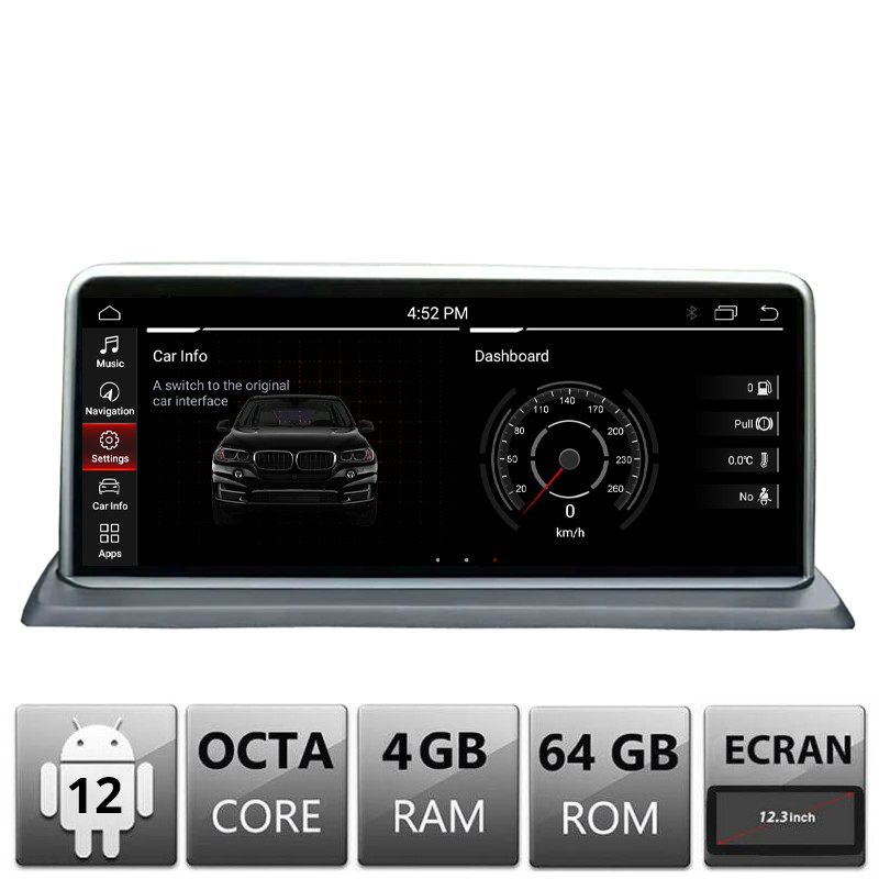 24752.jpg Navigatie dedicata BMW Seria 1 E87 2003-2008 CCC Android ecran 12.3" 4+64 4G BT - imagine 1