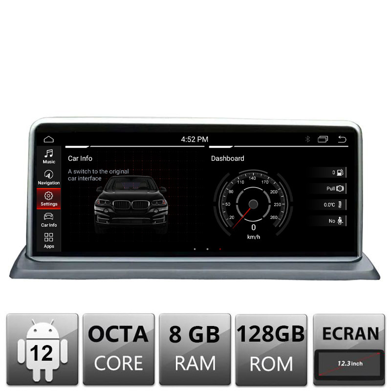 24754.jpg Navigatie dedicata BMW Seria 1 E87 2003-2008 CCC Android ecran 12.3" 8+128 4G BT - imagine 1
