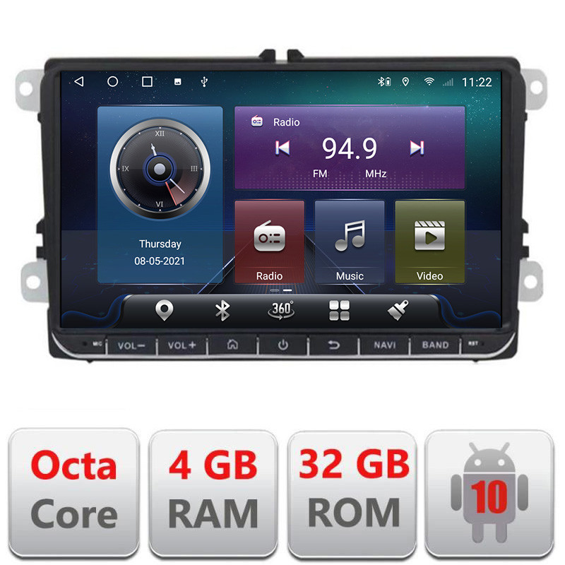 24834.jpg Navigatie dedicata Edonav VW Skoda Seat QLED,Octacore,4 Gb RAM,32 Gb Hdd,360,4G,DSP,GPS,Bluetooth EDT-E505V2 - imagine 1